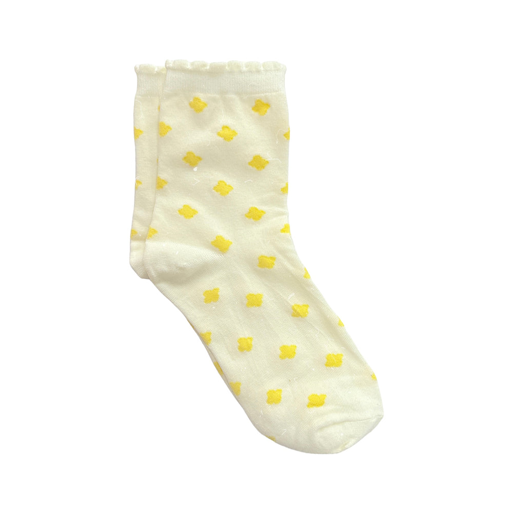 Popcorn Flower Socks