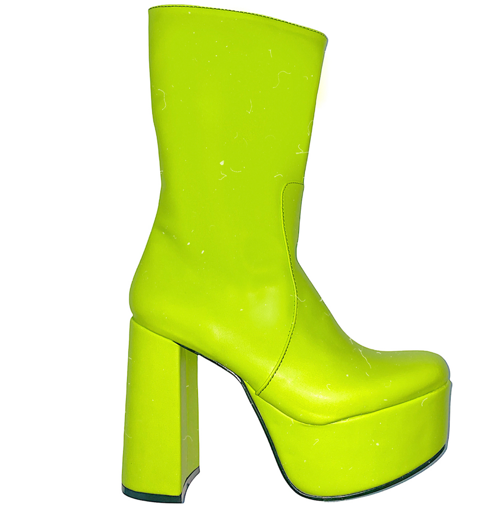 DOLL Lime Platform Boots