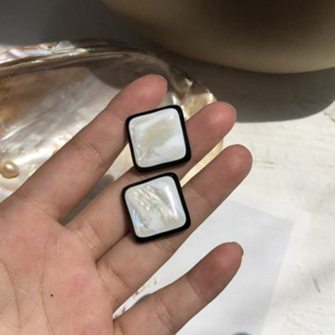 LASER Square Earrings