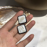 LASER Square Earrings