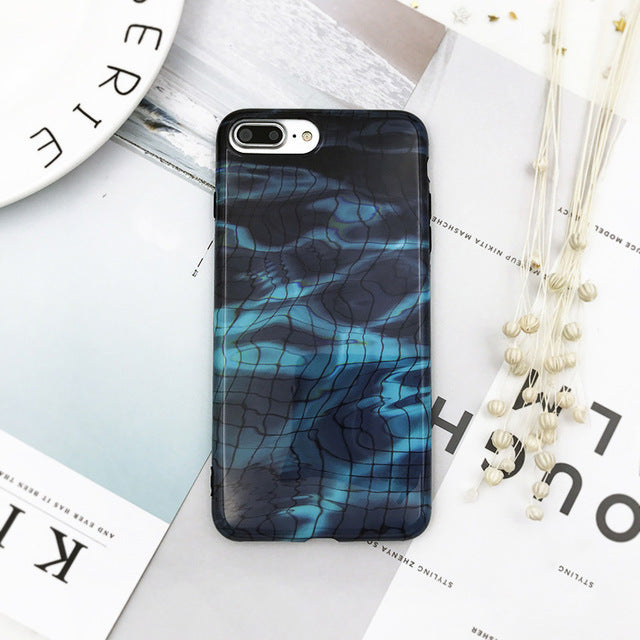 Blue Phantom Gradient iPhone Case