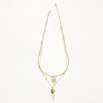 Love is Key Gold Necklace