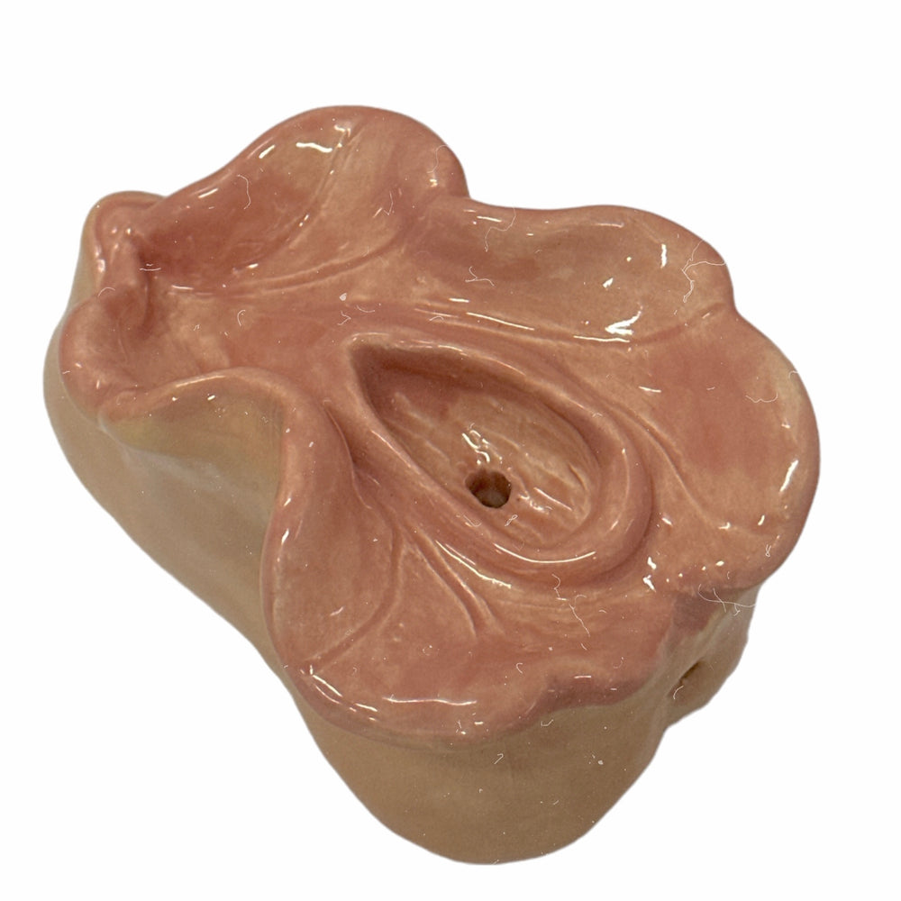 Vulva Calaca Ceramic Pipe