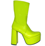 DOLL Lime Platform Boots