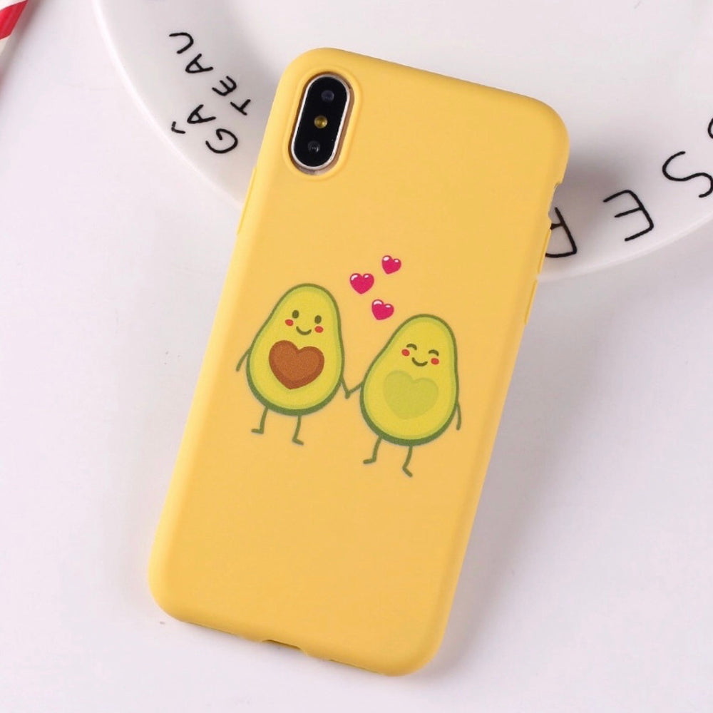 Yellow Lovely Avocados iPhone Case