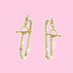 Hell Gold Chain Earrings