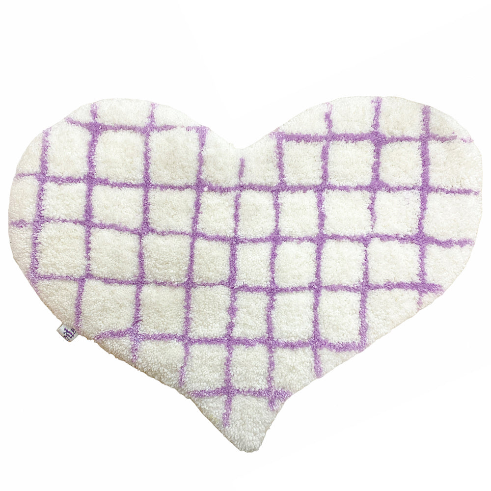 Puchita Heart Grid Rug