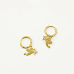 Gold Cupid Earrings