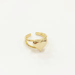Golden Heart Ring