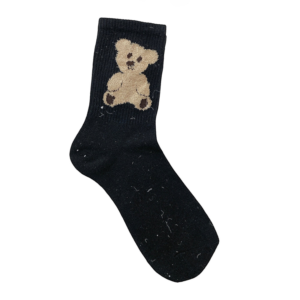 Teddy Black Socks