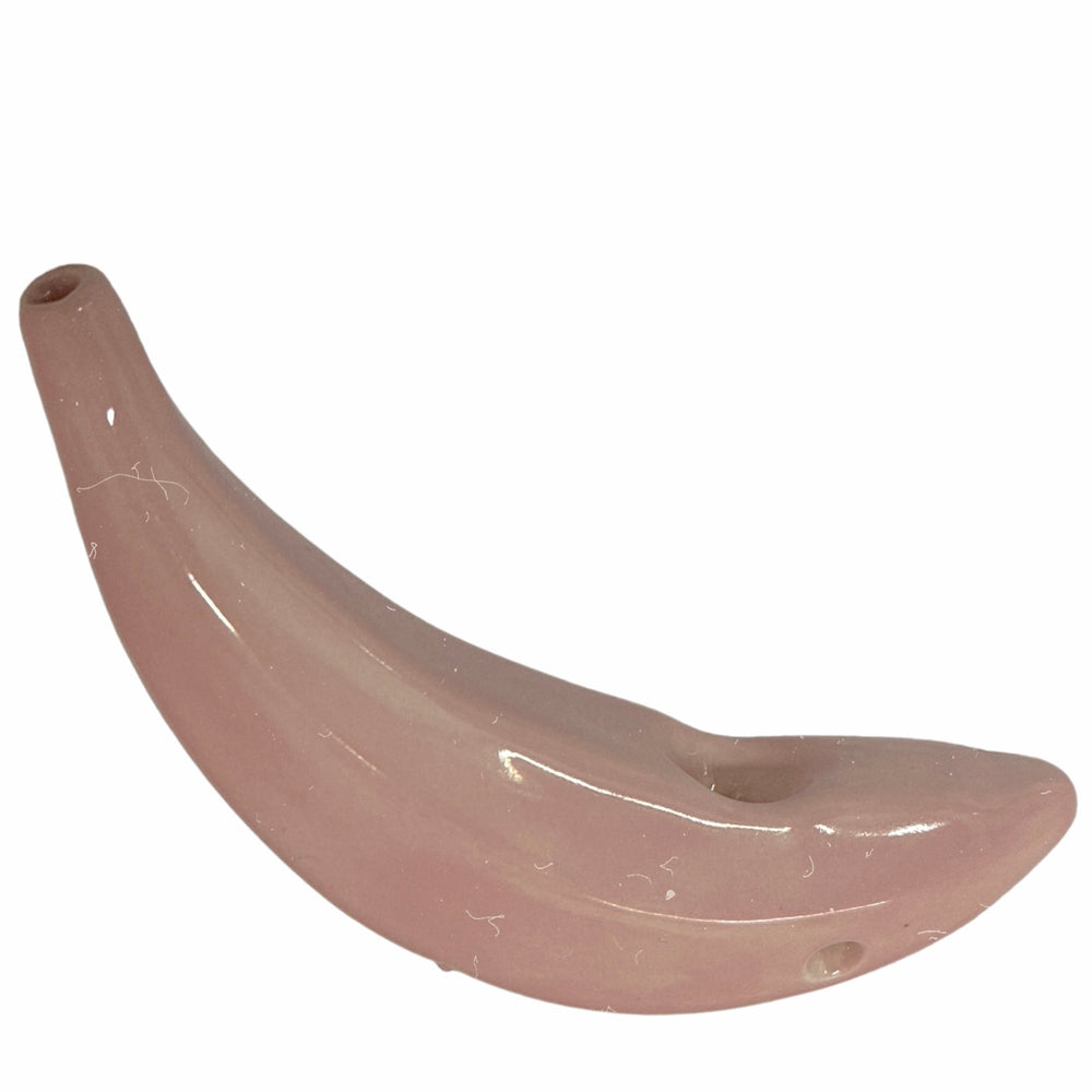 Pink Banana Calaca Ceramic Pipe