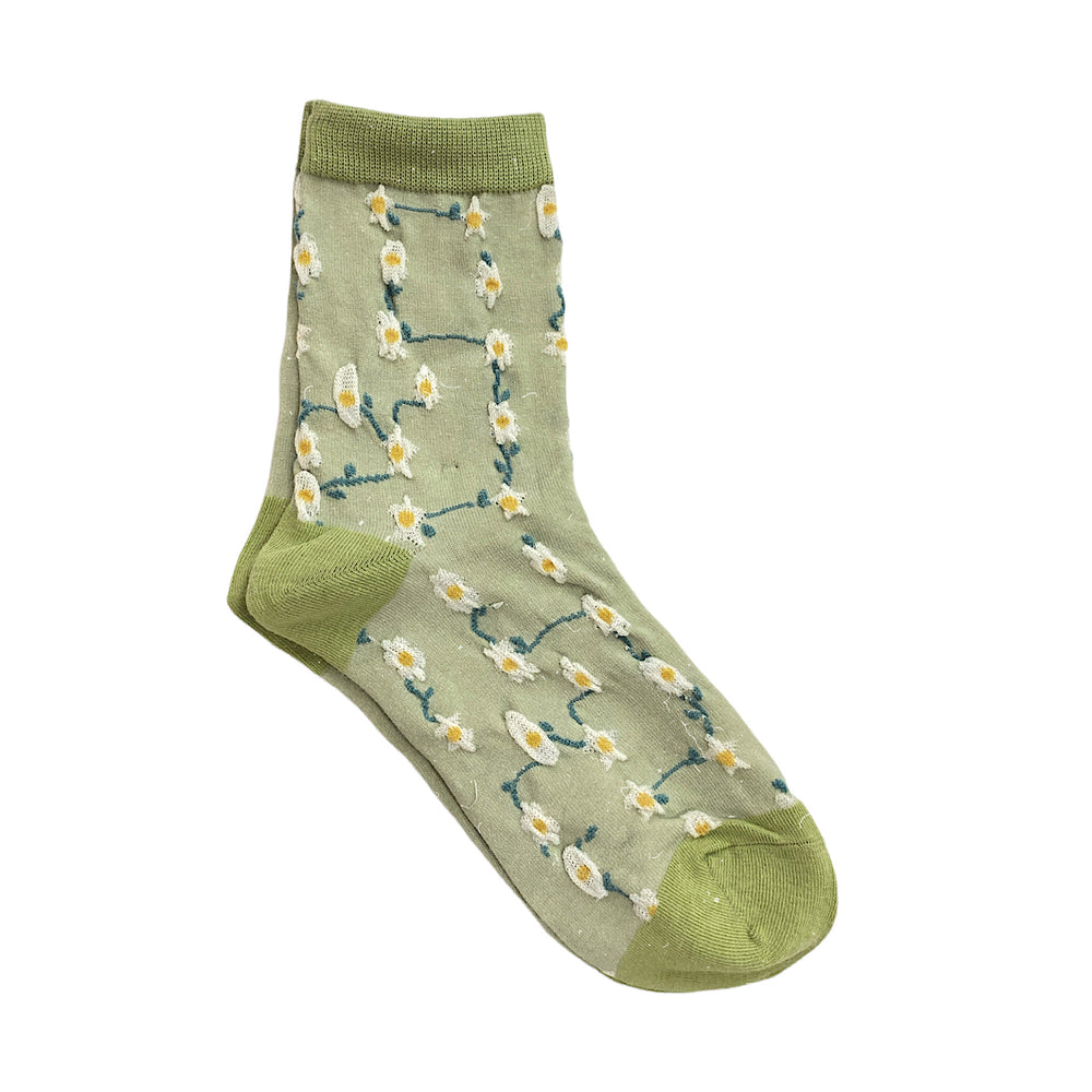 Dainty Flower Socks