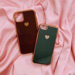 Golden Heart iPhone Case