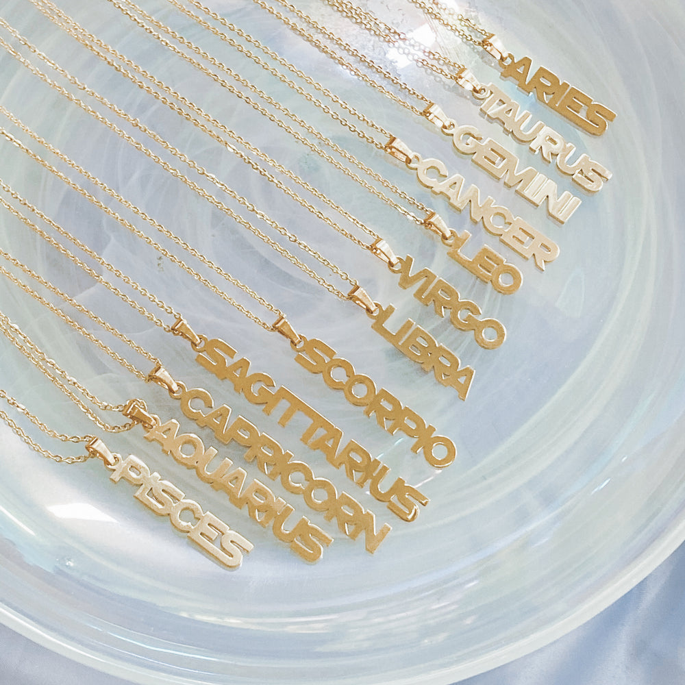 Too Obvious Zodiac Necklace