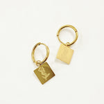 Gold Flower Earrings