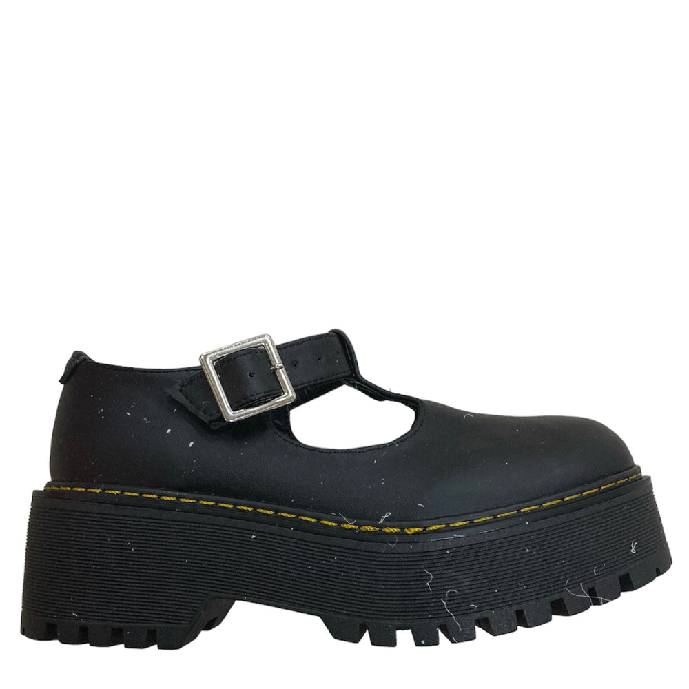 Wednesday Black Platform Shoes