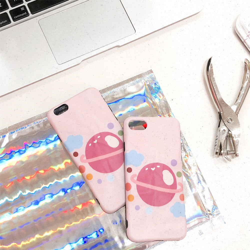 Baby Pink Planet iPhone Case
