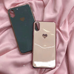 Golden Heart iPhone Case