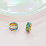 Iridiscent Chain Ring