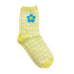 Yellow Picnic Daisy Socks