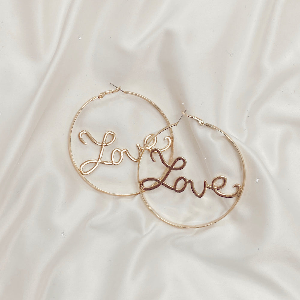 LOVE Extra Hoop Earrings