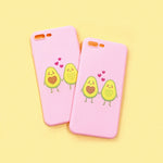 Pink Lovely Avocados iPhone Case