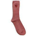 Rose Winky Heart Socks