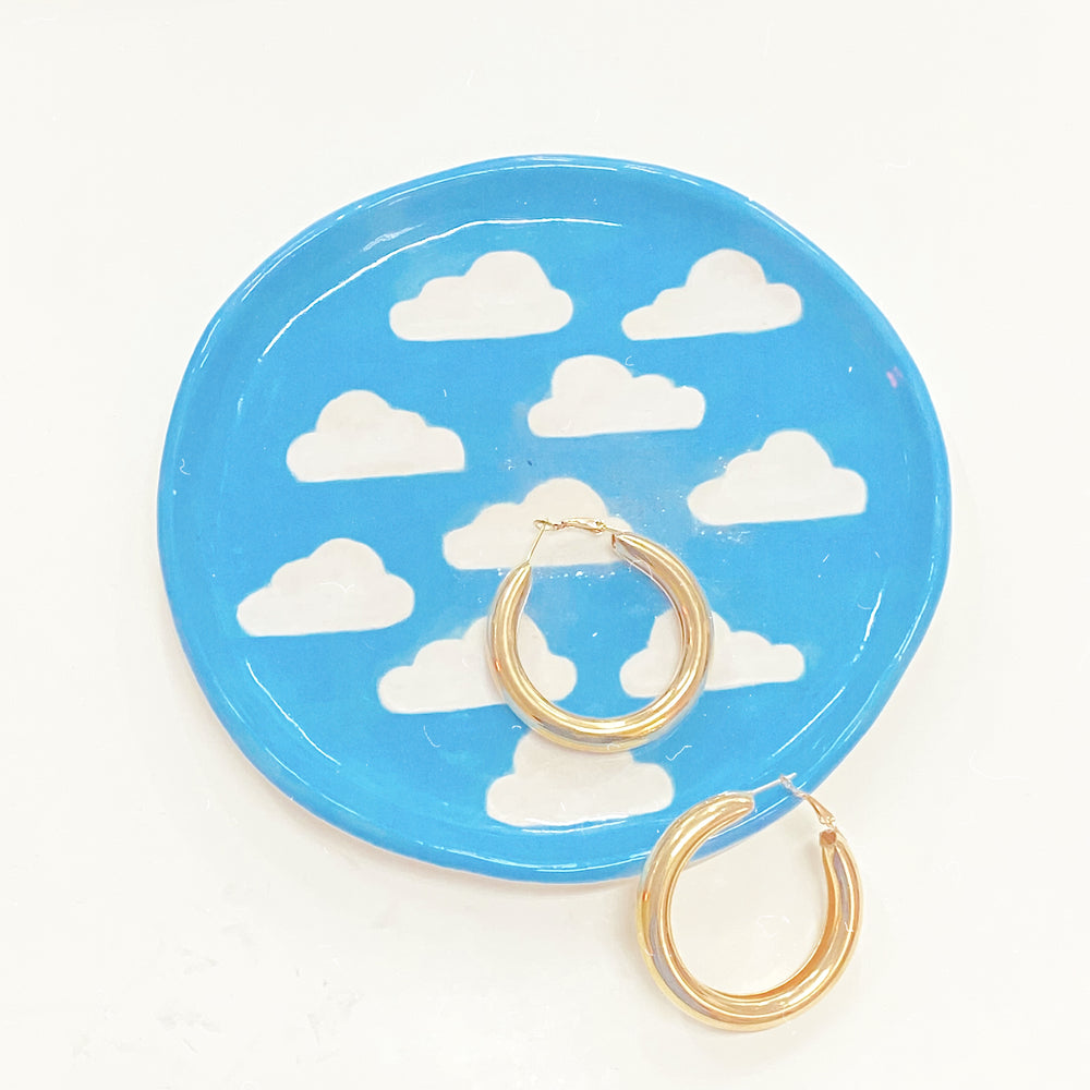Gold Hoops Earrings