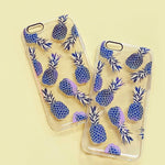 Blue Pineapple iPhone Case