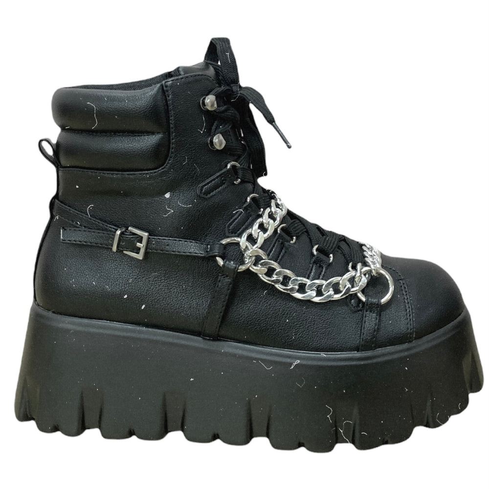 KRISTAN Chain Platform Boots