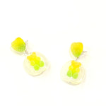 Green Sour Gummy Bear Earrings