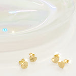 Heart Initial Earrings