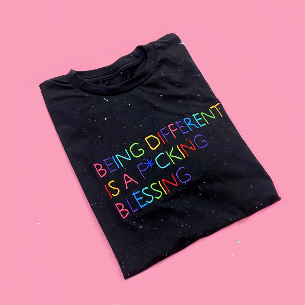 Being Different is a F*cking Blessing Graphic T-shirt